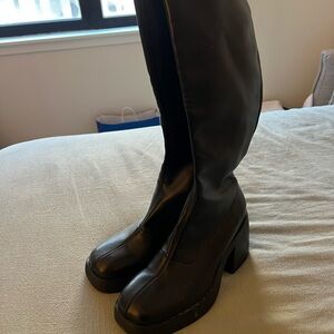 Target Black Heeled Boots for Women